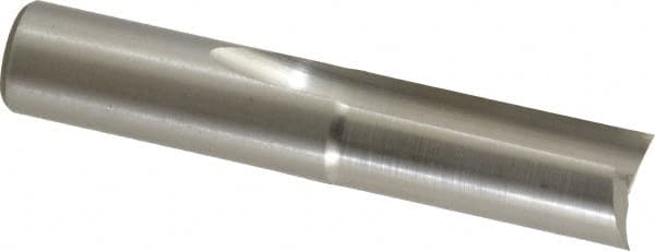 Onsrud - 1/2" Diam, 1/2" Shank Diam, 1-1/4" Length of Cut, 2 Flute Double Edge Straight Router Bit - 2-3/4" Overall Length, Right Hand Cut, High Speed Steel - Americas Industrial Supply