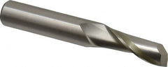 Onsrud - 1/2" Cutting Diam x 1-1/4" Length of Cut, 1 Flute, Upcut Spiral Router Bit - Uncoated, Right Hand Cut, High Speed Steel, 3-1/4" OAL x 1/2" Shank Diam, Single Edge, 19 to 32° Helix Angle - Americas Industrial Supply
