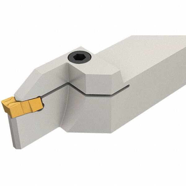 Iscar - External Thread, 2.36" Max Depth of Cut, 6mm Min Groove Width, 140mm OAL, Right Hand Indexable Grooving Cutoff Toolholder - 25mm Shank Height x 25mm Shank Width, GI../TIP.. Insert Style, GHG Toolholder Style, Series Cut Grip - Americas Industrial Supply