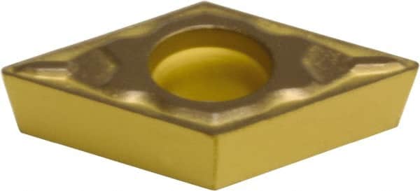 Sumitomo - DCMT21.50.5 ELU Grade AC630M Carbide Turning Insert - Al2O3 Finish, 55° Diamond, 1/4" Inscr Circle, 3/32" Thick, 0.0078" Corner Radius - Americas Industrial Supply