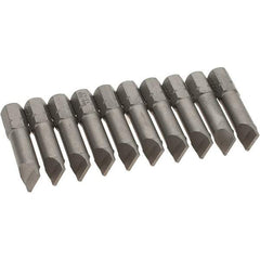 Wiha - Slotted Screwdriver Bits Reversible: NonReversible Blade Width (Inch): 5/16 - Americas Industrial Supply