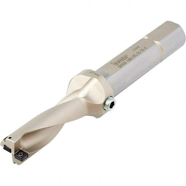 Iscar - 4-1/2" Max Drill Depth, 3xD, 1-1/2" Diam, Indexable Insert Drill - 2 Inserts, 1-1/2" Shank Diam, Straight Shank - Americas Industrial Supply