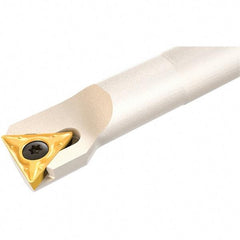 Iscar - 25mm Min Bore Diam, 200mm OAL, 20mm Shank Diam, S-STLC Indexable Boring Bar - 50mm Max Bore Depth, TC.T 1102.. Insert, Screw or Clamp Holding Method - Americas Industrial Supply