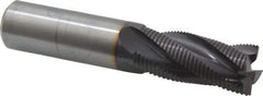 Guhring - 3/4" Diam, Fine Pitch, 1-5/8" LOC, 4 Flute Solid Carbide Roughing Square End Mill - FIREX Finish, 4" OAL, 3/4" Shank Diam, Single End, Centercutting - Americas Industrial Supply