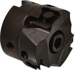 Kennametal - 3 Inserts, 2" Cut Diam, 3/4" Arbor Diam, 0.394" Max Depth of Cut, Indexable Square-Shoulder Face Mill - 0/90° Lead Angle, 1.57" High, BGHX 15L5... Insert Compatibility, Through Coolant, Series Fix-Perfect - Americas Industrial Supply