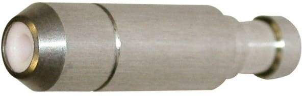 Global EDM - 0.1142 Inch Diameter EDM Tube Guide - Ceramic Insert and Steel, 0.2362 Inch Shank Diameter, Compatible with Asian High Speed Hole Driller - Americas Industrial Supply