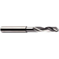 Seco - 9.3mm 140° Spiral Flute Solid Carbide Screw Machine Drill Bit - Americas Industrial Supply