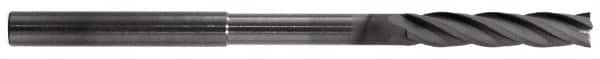 RobbJack - 1/4", 4 Flute, Solid Carbide, 0.015" Corner Radius End Mill - 4" OAL, 1-1/4" LOC, Right Hand Cut - Americas Industrial Supply