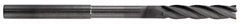 RobbJack - 1/4", 1-1/4" LOC, 1/4" Shank Diam, 4" OAL, 4 Flute, Solid Carbide Square End Mill - Single End, Diamond Finish, Spiral Flute, 30° Helix, Centercutting, Left Hand Cut, Series GM-402 - Americas Industrial Supply
