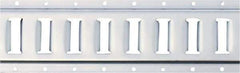 Erickson Manufacturing - Steel Horizontal E-Track - 5" Long, Galvanized Finish, 6,000 Lb Capacity - Americas Industrial Supply
