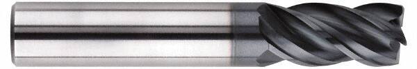 SGS - 5/8", 4 Flute, Single End, Solid Carbide, 0.04" Corner Radius End Mill - 5-1/2" OAL, Right Hand Flute, 3/4" LOC, Right Hand Cut, 3-1/4" Extended Reach - Americas Industrial Supply
