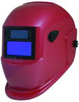 #41260 - Solar Powered Welding Helmet - Red - Replacement Lens: 3.85" x 1.70" Part # 41261 - Americas Industrial Supply