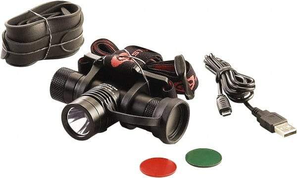 Streamlight - White LED Bulb, 1,000 Lumens, Hands-free Flashlight - Black Aluminum Body, 1 3.75V Lithium-Ion Battery Included - Americas Industrial Supply