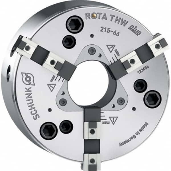 Schunk - Power Lathe Chucks Chuck Diameter (mm): 215.00 Chuck Diameter (Inch): 8-1/2 - Americas Industrial Supply