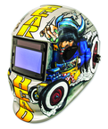 #41290 - Solar Powered Auto Darkening Welding Helment; Gearhead Graphics - Americas Industrial Supply