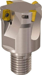 Seco - 40mm Cut Diam, 9mm Max Depth of Cut, 40mm OAL, Indexable Square Shoulder Slot Milling End Mill - M20 Modular Connection, 90° Lead Angle, Through Coolant, Series R217.69 - Americas Industrial Supply