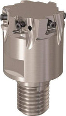 Seco - 40mm Cut Diam, 8mm Max Depth of Cut, 40mm OAL, Indexable Square Shoulder Slot Milling End Mill - M20 Modular Connection, 90° Lead Angle, Through Coolant, Series R217.94 - Americas Industrial Supply