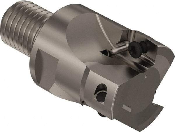 Seco - 40mm Cut Diam, 17mm Max Depth of Cut, 45mm OAL, Indexable Square Shoulder Slot Milling End Mill - M20 Modular Connection, 90° Lead Angle, Through Coolant, Series R217.69 - Americas Industrial Supply