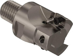 Seco - 40mm Cut Diam, 17mm Max Depth of Cut, 45mm OAL, Indexable Square Shoulder Slot Milling End Mill - M20 Modular Connection, 90° Lead Angle, Through Coolant, Series R217.69 - Americas Industrial Supply