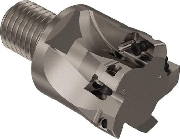 Seco - 40mm Cut Diam, 11mm Max Depth of Cut, 40mm OAL, Indexable Square Shoulder Slot Milling End Mill - M20 Modular Connection, 90° Lead Angle, Through Coolant, Series R217.69 - Americas Industrial Supply