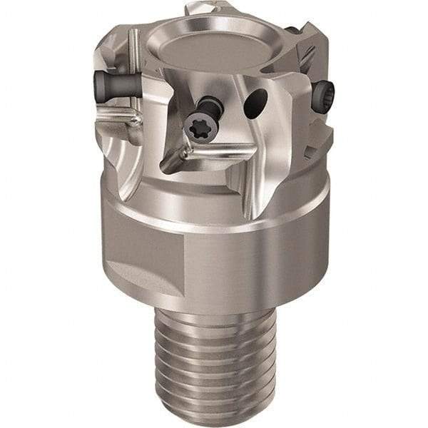 Seco - 40mm Cut Diam, 12mm Max Depth of Cut, 40mm OAL, Indexable Square Shoulder Slot Milling End Mill - M20 Modular Connection, 90° Lead Angle, Through Coolant, Series R217.94 - Americas Industrial Supply