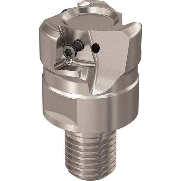 Seco - 40mm Cut Diam, 12mm Max Depth of Cut, 40mm OAL, Indexable Square Shoulder Slot Milling End Mill - M20 Modular Connection, 90° Lead Angle, Through Coolant, Series R217.94 - Americas Industrial Supply