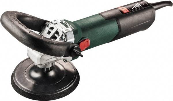 Metabo - 7" Pad Diam, 800 to 3,000 RPM, Handheld Electric Polisher - 5/8-11" Spindle Thread, 13 Amps, 120 Volts - Americas Industrial Supply