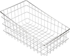 Marlin Steel Wire Products - 18-1/2" Deep, Rectangular Steel Wire Basket - 11" Wide x 8" High - Americas Industrial Supply