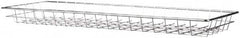 Marlin Steel Wire Products - 9" Deep, Rectangular Steel Wire Basket - 25.078" Wide x 2" High - Americas Industrial Supply