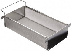 Marlin Steel Wire Products - 19.64" Deep, Rectangular Stainless Steel Mesh Basket - 8-1/4" Wide x 6" High - Americas Industrial Supply