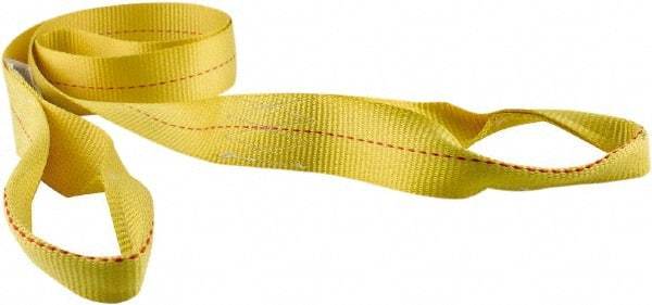 Erickson Manufacturing - Loop Polyester Tow Strap - 6' Long, 10,000 Lb Capacity - Americas Industrial Supply