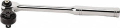 GearWrench - 3/8" Drive Tapered Head Ratchet - Chrome Finish, 10" OAL, 72 Gear Teeth, Full Polished Handle, Indexible Head - Americas Industrial Supply