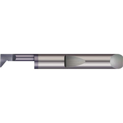 Profiling Tools; Minimum Bore Diameter (Decimal Inch): 0.1100; Maximum Bore Depth (Decimal Inch): 0.2000; Radius: 0.0050; Overall Length (Decimal Inch): 1-1/2; Shank Diameter (Inch): 3/16; Projection: Projection; Finish/Coating: AlTiN; Projection (Decimal