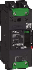 Square D - 50 Amp, 600Y/347 VAC, 2 Pole, Unit Mount B-Frame Circuit Breaker - Thermal-Magnetic Trip, 65 kA at 240 VAC, 35 kA at 480 VAC, 18 kA at 600Y/347 VAC Breaking Capacity, 14-3/0 AWG - Americas Industrial Supply
