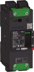 Square D - 50 Amp, 600Y/347 VAC, 2 Pole, Unit Mount B-Frame Circuit Breaker - Thermal-Magnetic Trip, 25 kA at 240 VAC, 18 kA at 277 VAC, 14 kA at 600Y/347 VAC Breaking Capacity, 14-3/0 AWG - Americas Industrial Supply