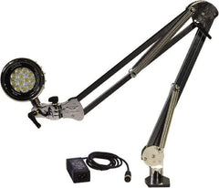 O.C. White - Machine Lights Machine Light Style: Spring Arm Mounting Type: Table Edge Clamp - Americas Industrial Supply