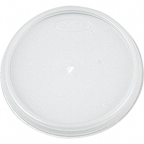 DART - Plastic Lids, 4 oz Cups - Translucent - Americas Industrial Supply