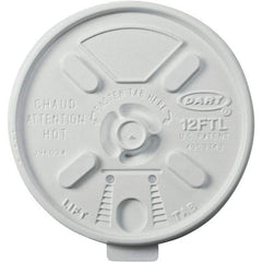 DART - Foam Lids for 10-14 oz Foam Cups - White - Americas Industrial Supply