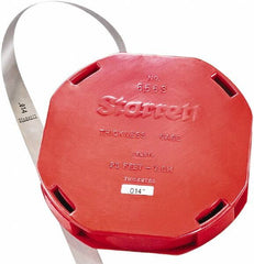 Starrett - Feeler Stock Rolls Thickness (Decimal Inch): 0.0140 Overall Length (Meters): 7.60 - Americas Industrial Supply