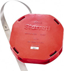 Starrett - Feeler Stock Rolls Thickness (Decimal Inch): 0.0010 Overall Length (Meters): 7.60 - Americas Industrial Supply