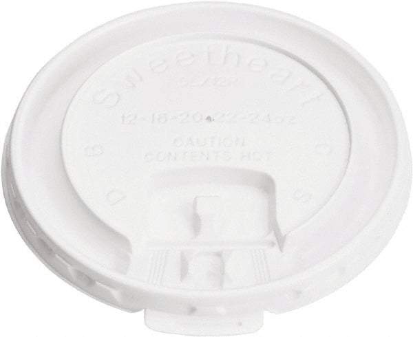 Solo - Cup Lids for 10 oz Cups - White - Americas Industrial Supply