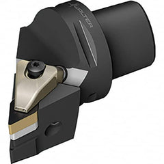 Walter - 93° Lead Angle, Indexable Turning Toolholder - 74mm OAL, Series DDJN-CAPTO-AUSSEN-P - Americas Industrial Supply