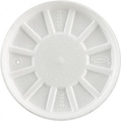 DART - Foam Lids, Fits 6-32 oz Cups - White - Americas Industrial Supply