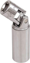 GearWrench - 13/16", 3/8" Drive, Spark Plug Hand Socket - 6 Points, 2-3/4" OAL, Alloy Steel, Full Polish Finish - Americas Industrial Supply