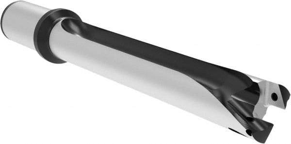 Allied Machine and Engineering - Series 29, 29 to 31.99mm Diam, 1-1/4" Diam Straight Shank with Flange, Straight Flute Spade Drill - 12-19/32" Max Depth, 16-19/32" OAL, Long Length, Through Coolant - Americas Industrial Supply