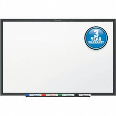 Quartet - 48" High x 72" Wide Dry Erase - Melamine, Includes Dry-Erase Marker & Mounting Hardware - Americas Industrial Supply