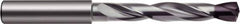 Guhring - 12.1mm 140° Solid Carbide Jobber Drill - nano-FIREX Finish, Right Hand Cut, Spiral Flute, Round Shank, 124mm OAL, Faceted Point - Americas Industrial Supply