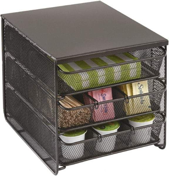 Safco - Coffee Pod Organizer - Hospitality Organizer, Black - Americas Industrial Supply