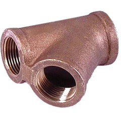 Merit Brass - Brass & Chrome Pipe Fittings Type: 45 Degree Y-Branch Fitting Size: 1/4 - Americas Industrial Supply