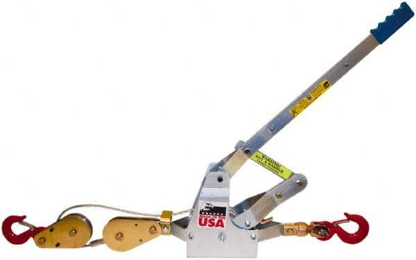 Maasdam - 8,000 Lb Lifting Capacity, 6' Lift Height, Puller Hoist - Made from Chain - Americas Industrial Supply